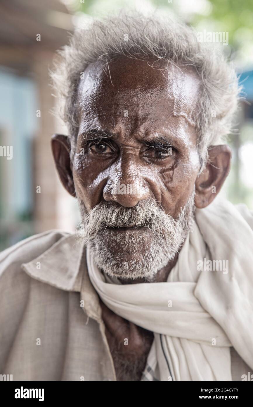 Old Indian Man With White Beard High Resolution Stock Photography and