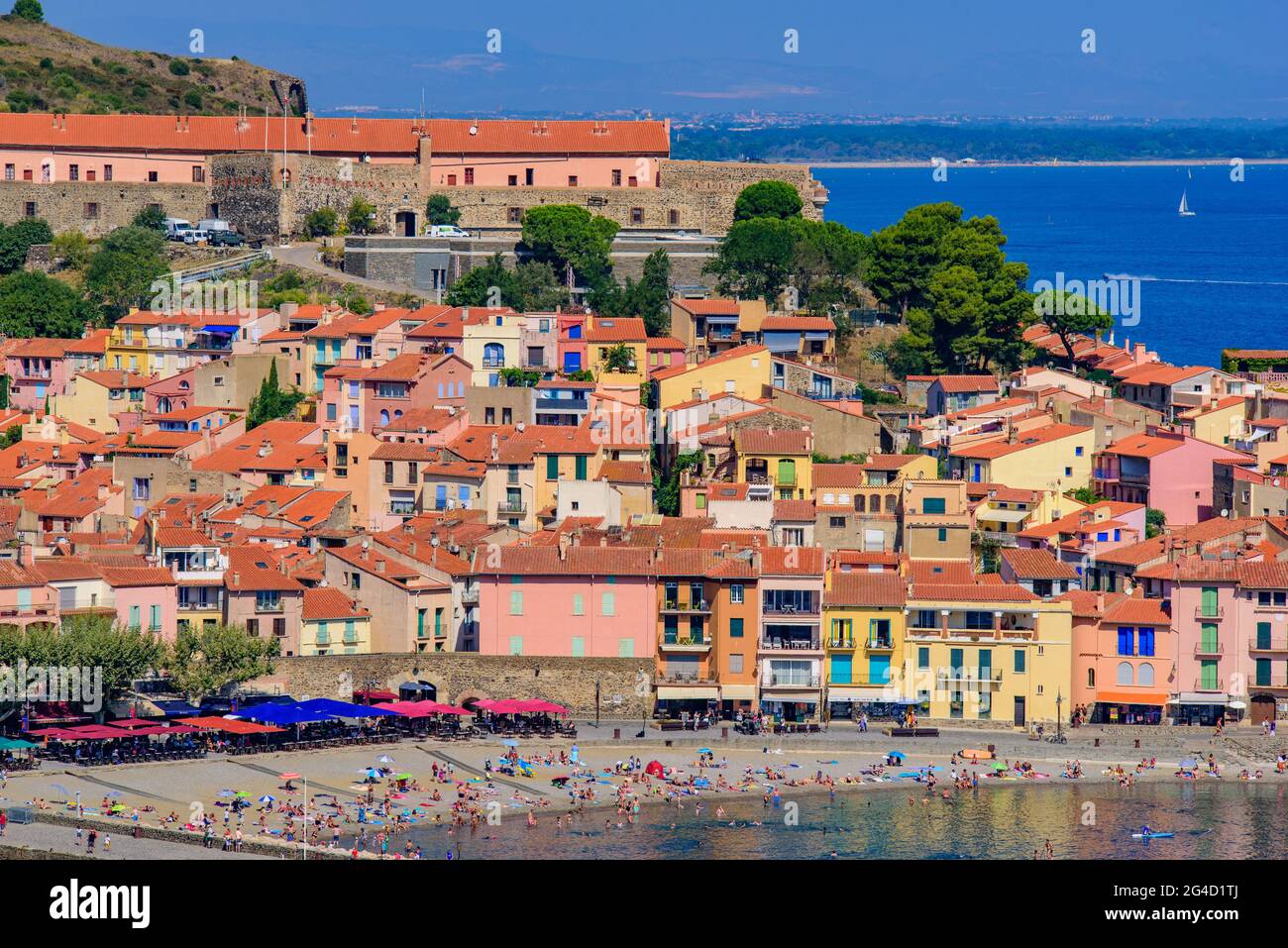 The old town of Collioure, a seaside resort in Southern France Stock Photo  - Alamy