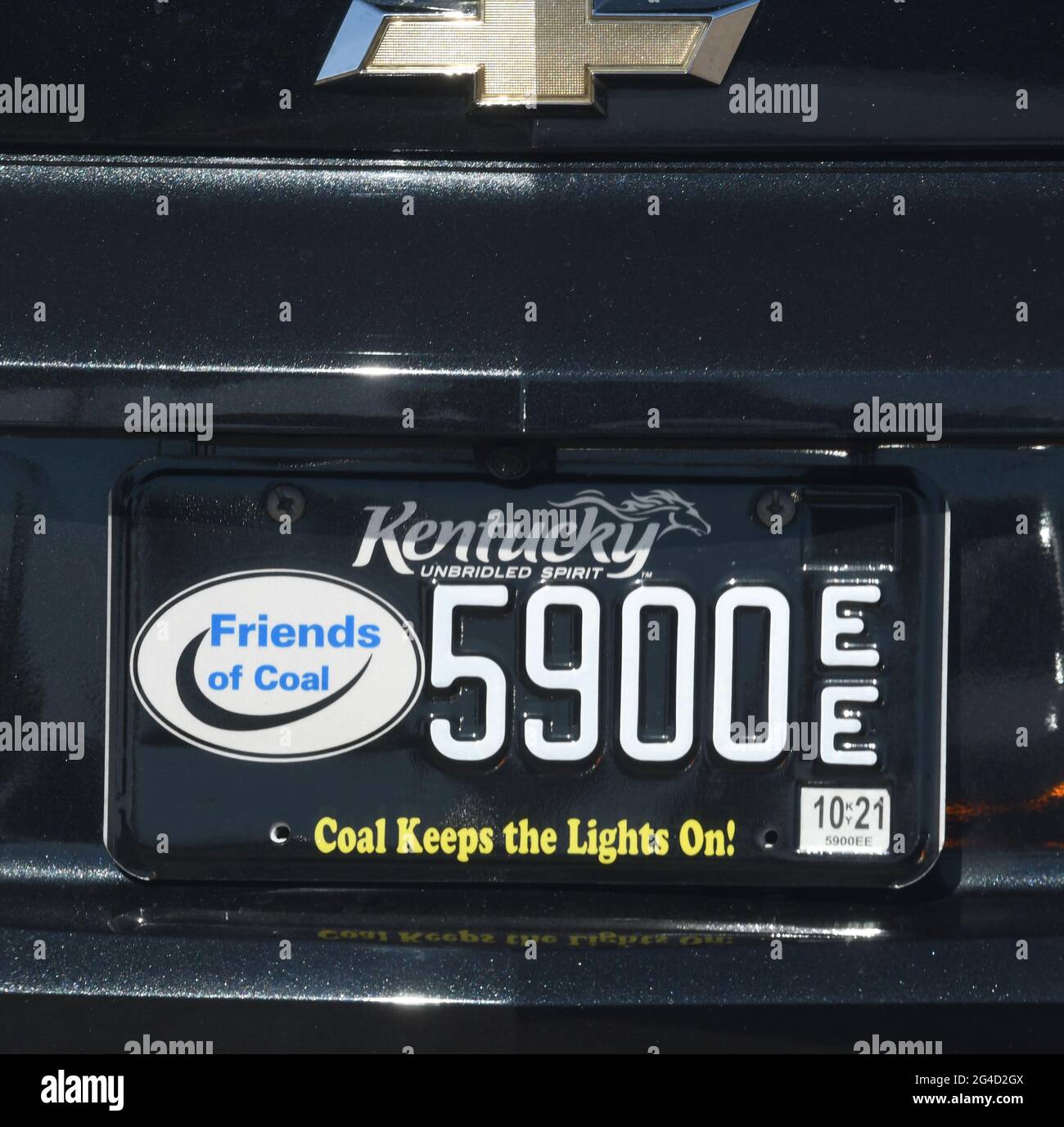 Racine, Wisconsin, USA. 19th June, 2021. A Kentucky special license