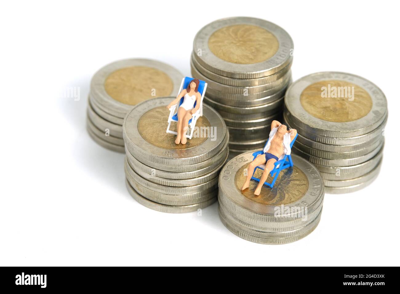 Couple pool resort Cut Out Stock Images & Pictures - Alamy