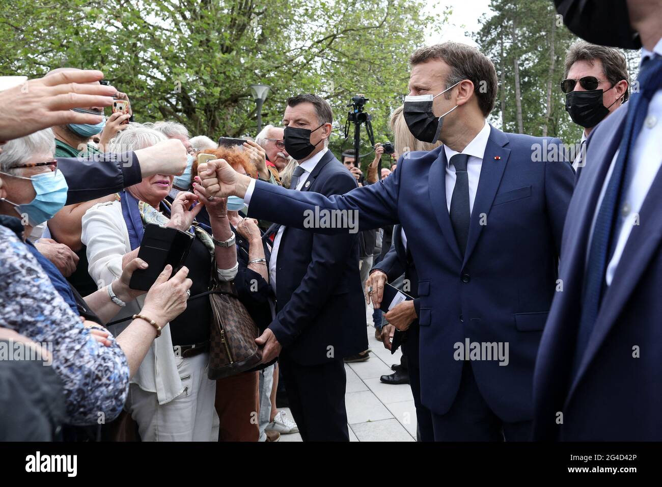 Macron mask hi-res stock photography and images - Page 11 - Alamy