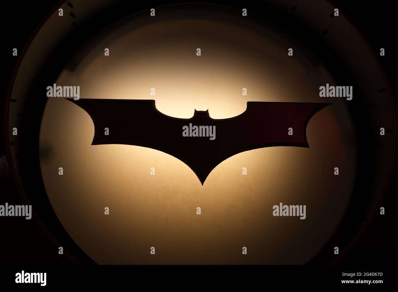 Batman logo Stock Photo