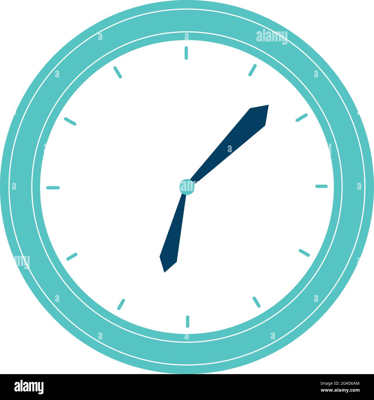 time clock watch isolated icon Stock Vector Image & Art - Alamy