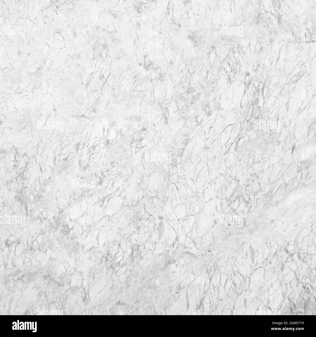 White marble background or texture and copy space, Square  shape Stock Photo
