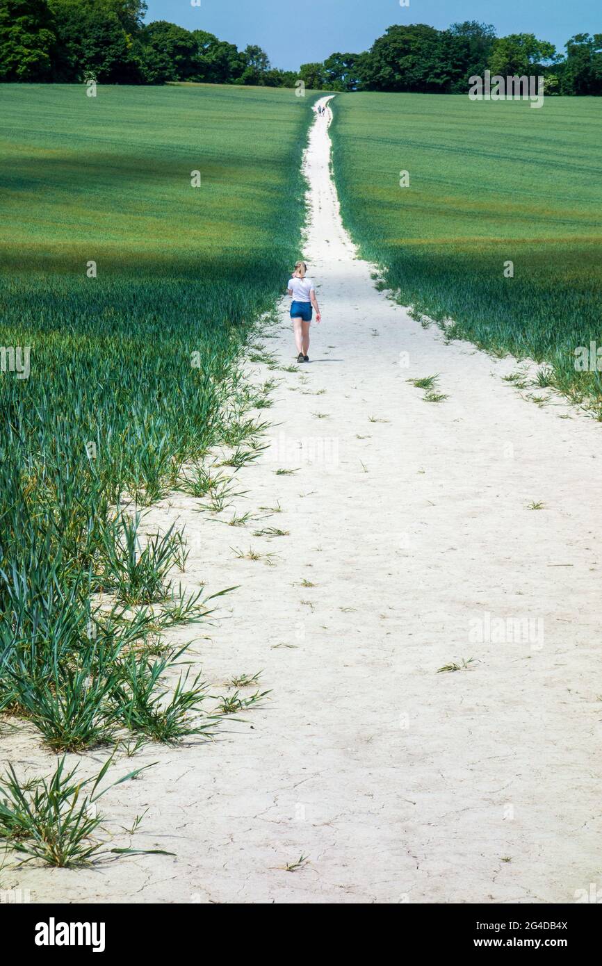 Chalk path hi-res stock photography and images - Alamy