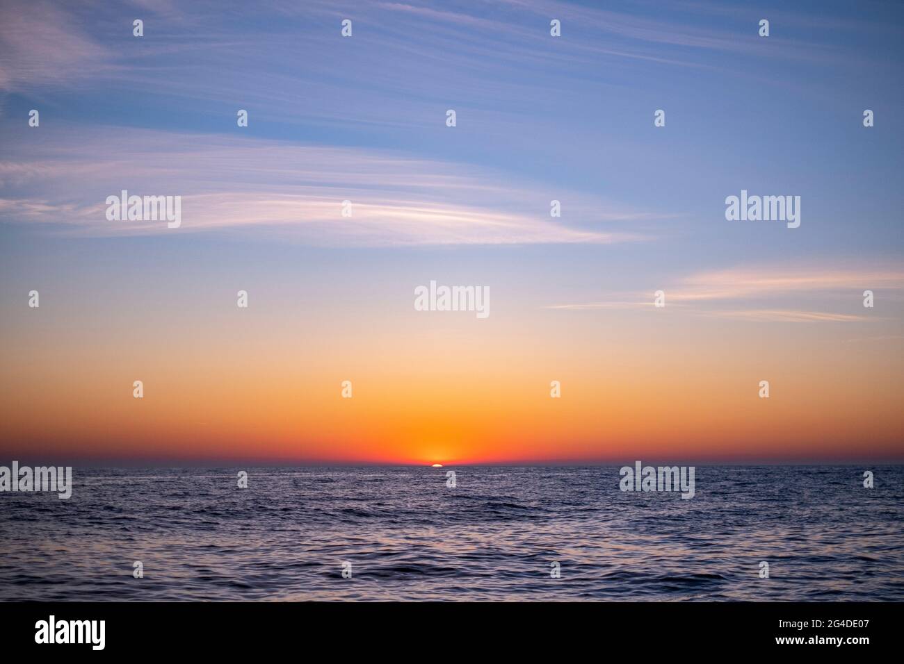 Sailing the north sea Stock Photo