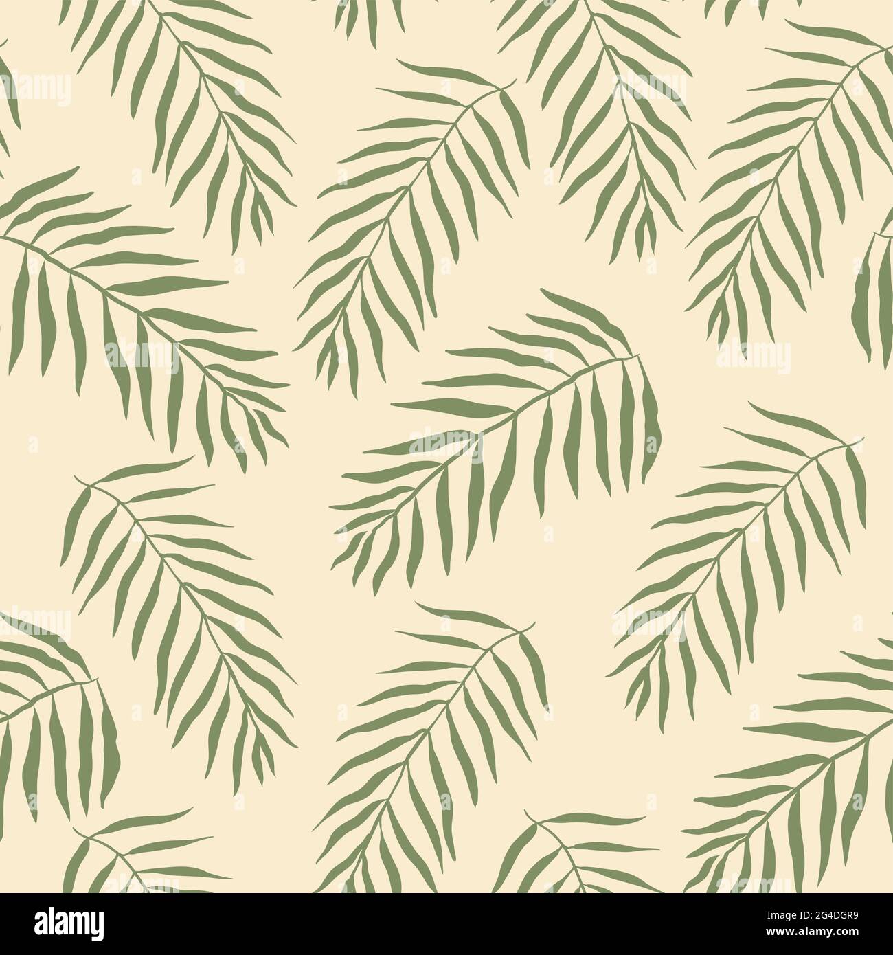 Tropical Seamless pattern, nature green background vector. Floral pattern.Stock vector illustration. Stock Vector