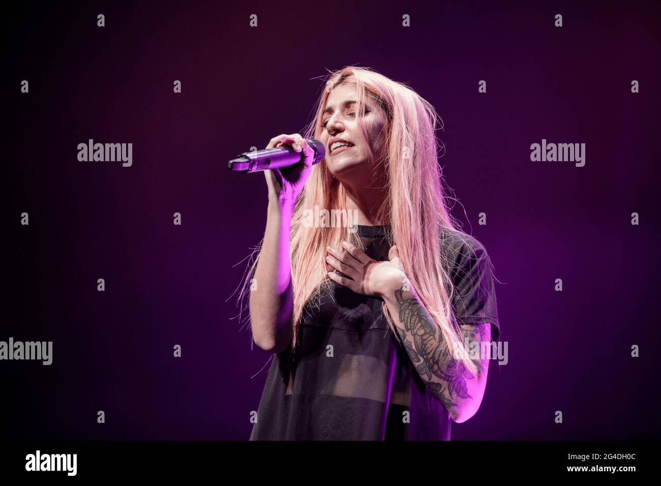 Barcelona, Spain. 2021.06.18. Bely Basarte singer concert at BARTS in