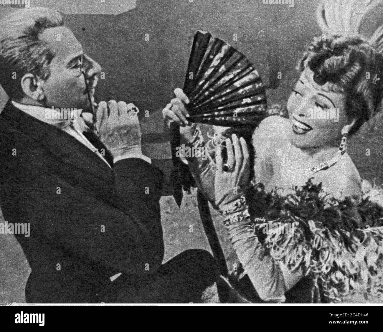 Waldmueller, Lizzi, 25.5.1904 - 8.4.1945, Austrian actress, with Paul Henckels,  as Frau Luna, ADDITIONAL-RIGHTS-CLEARANCE-INFO-NOT-AVAILABLE Stock Photo