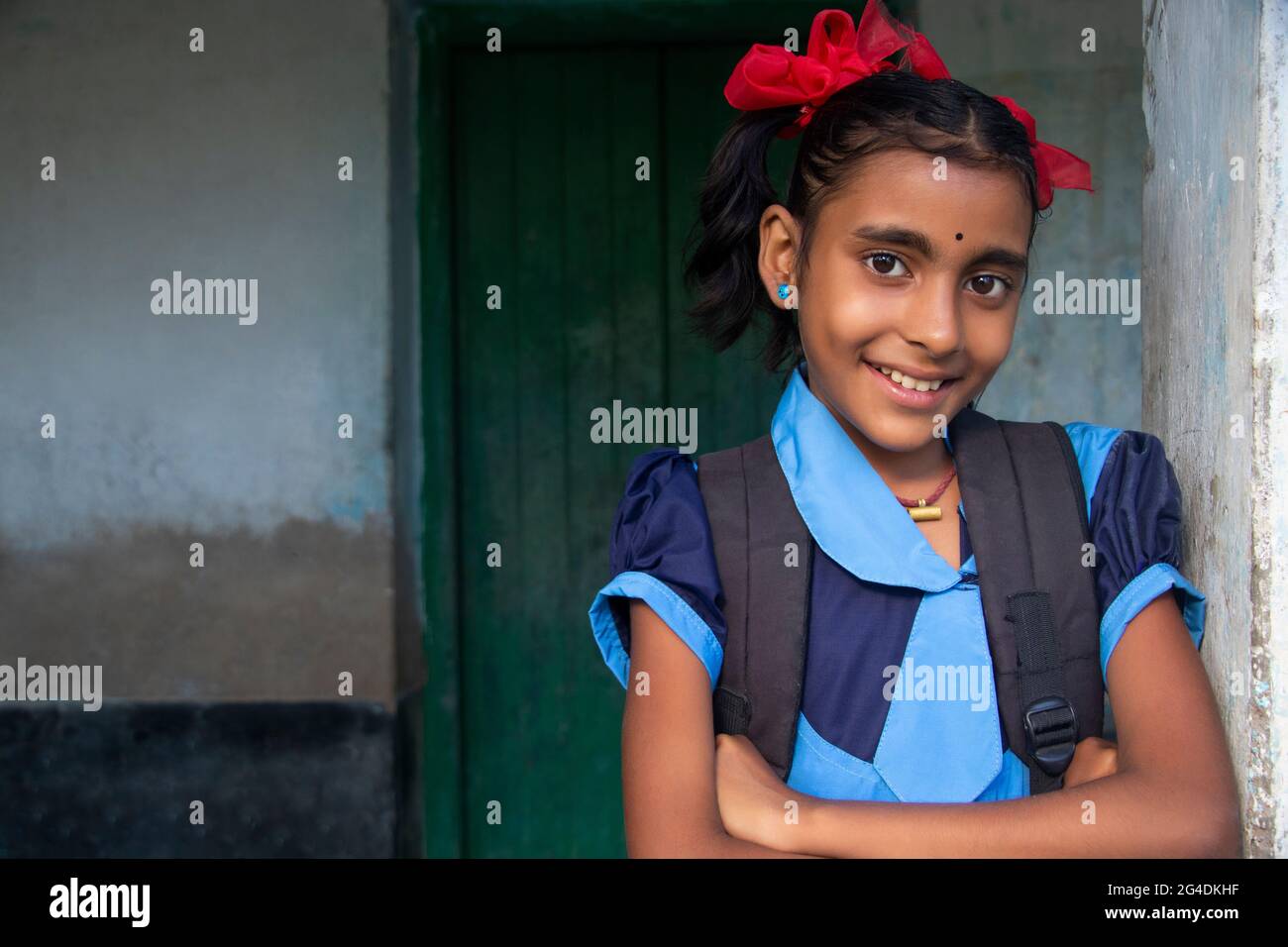 Rural indian school girl hi-res stock photography and images - Alamy