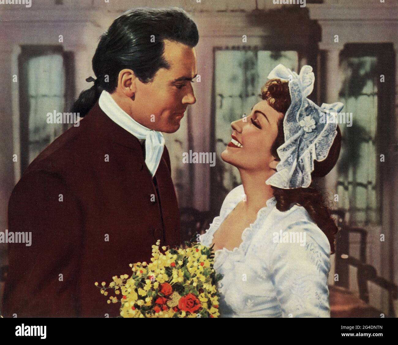 HENRY FONDA and CLAUDETTE COLBERT in DRUMS ALONG THE MOHAWK 1939