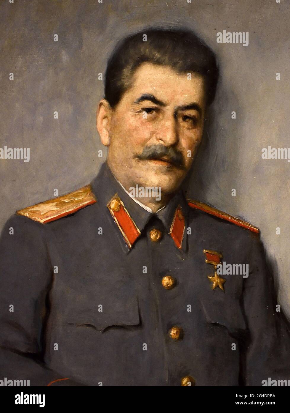 Joseph Stalin1947-1948 ( Russian Revolution 1917 - 1945 ) Lenin Stalin Russian propaganda - publicity Russia USSR Stock Photo