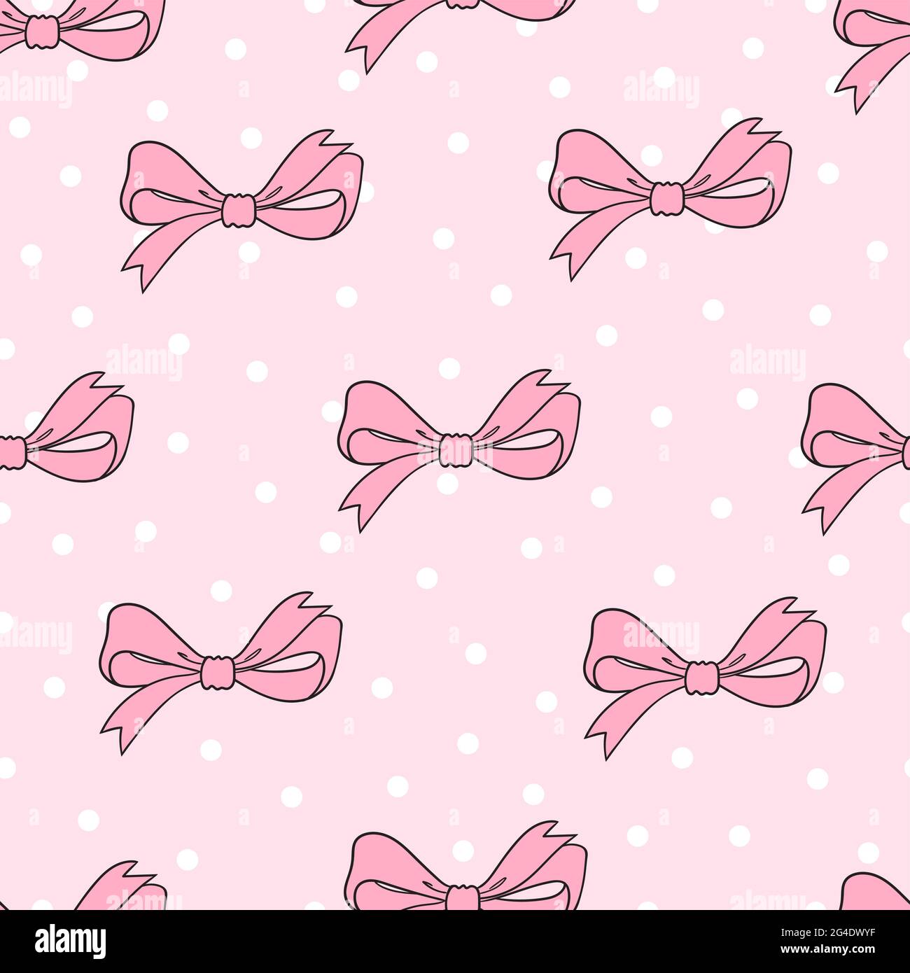 Pink Bow Background