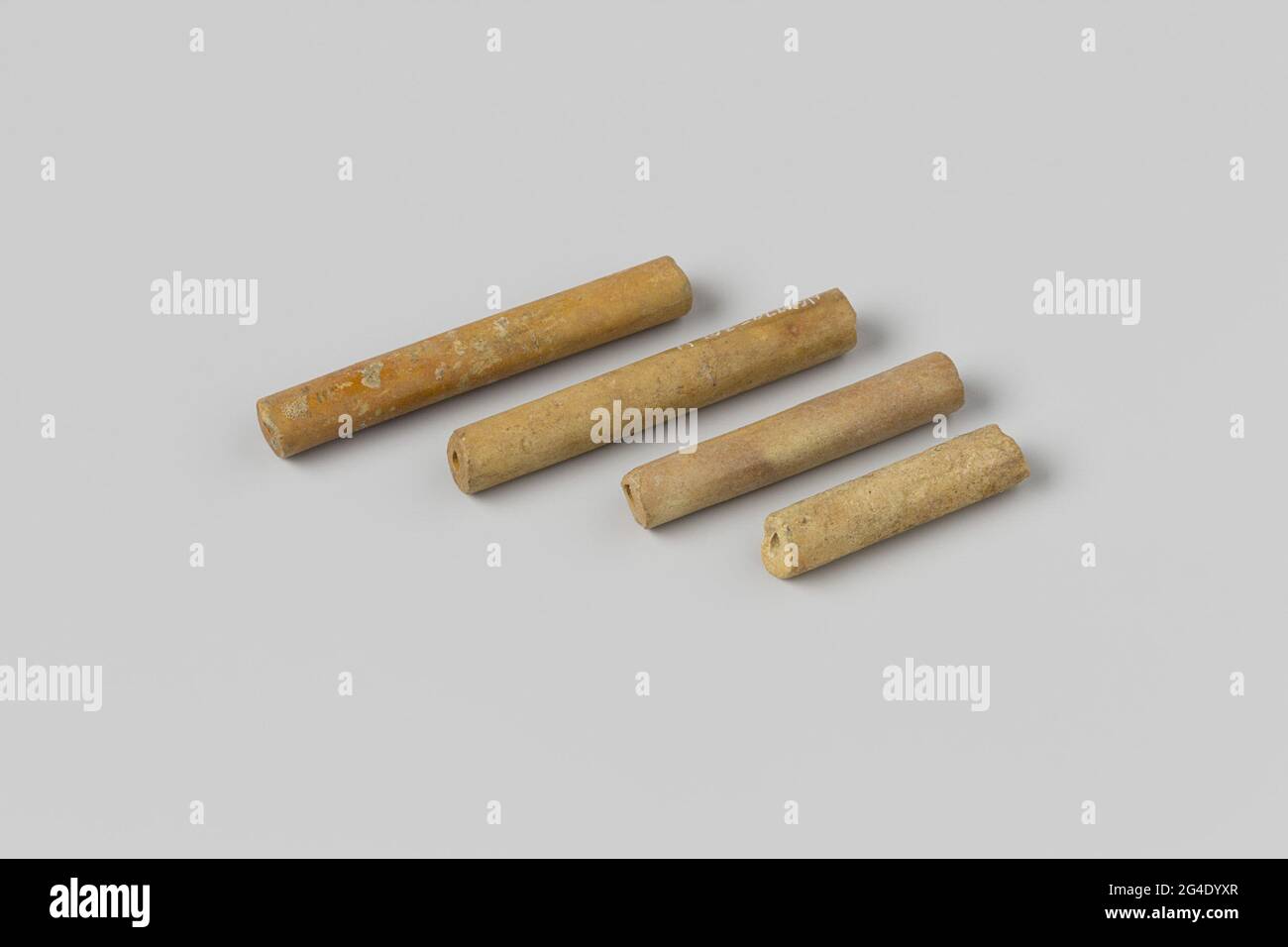 Fragments Pipe states from the wreck of the East Indiesman Hollandia. Pipe,  voice; fragment Stock Photo - Alamy