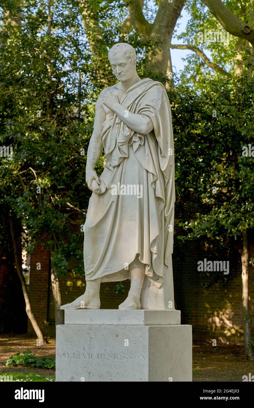 William Huskisson statue london Stock Photo