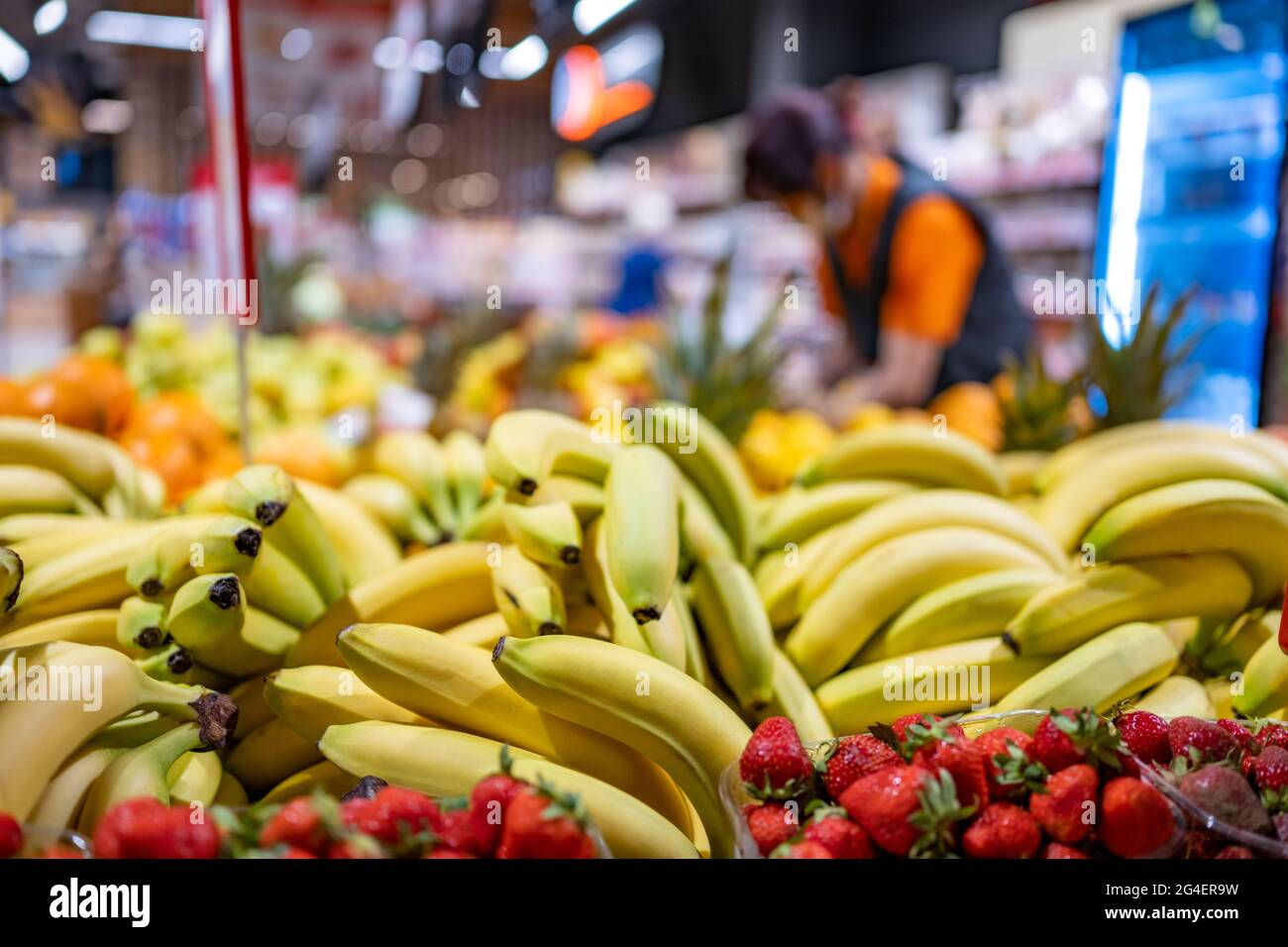 Fruits on farmer market Stock Photo Alamy