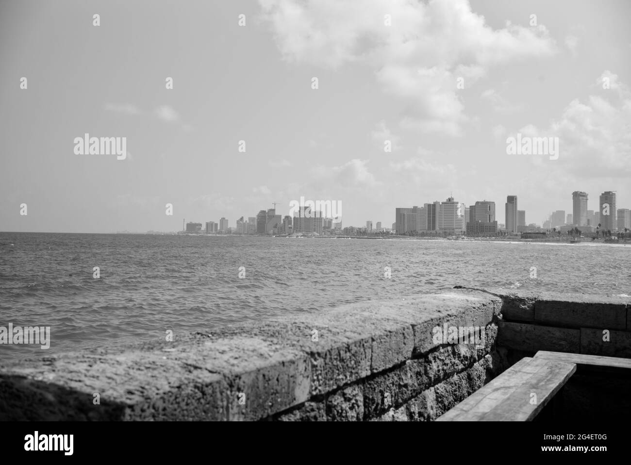 Peters church sea view Black and White Stock Photos & Images - Alamy