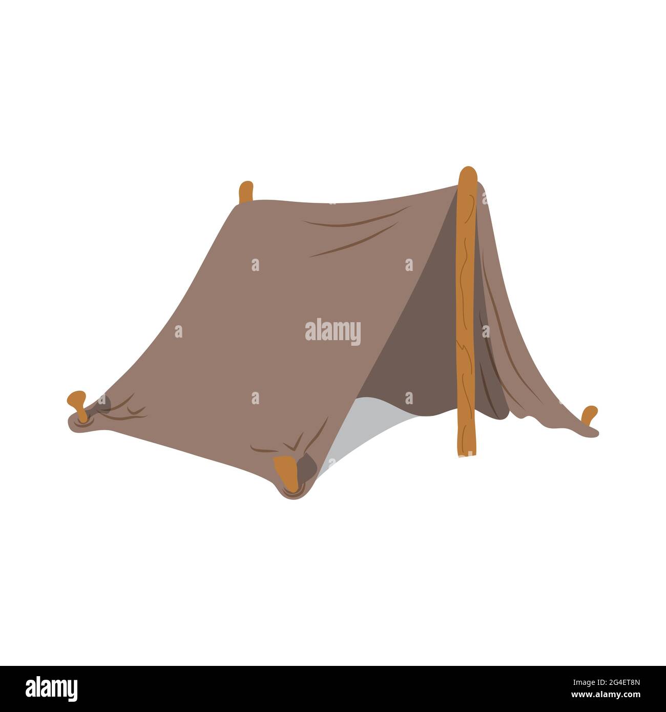 tent camping flat design vector illustration Stock Vector Image & Art