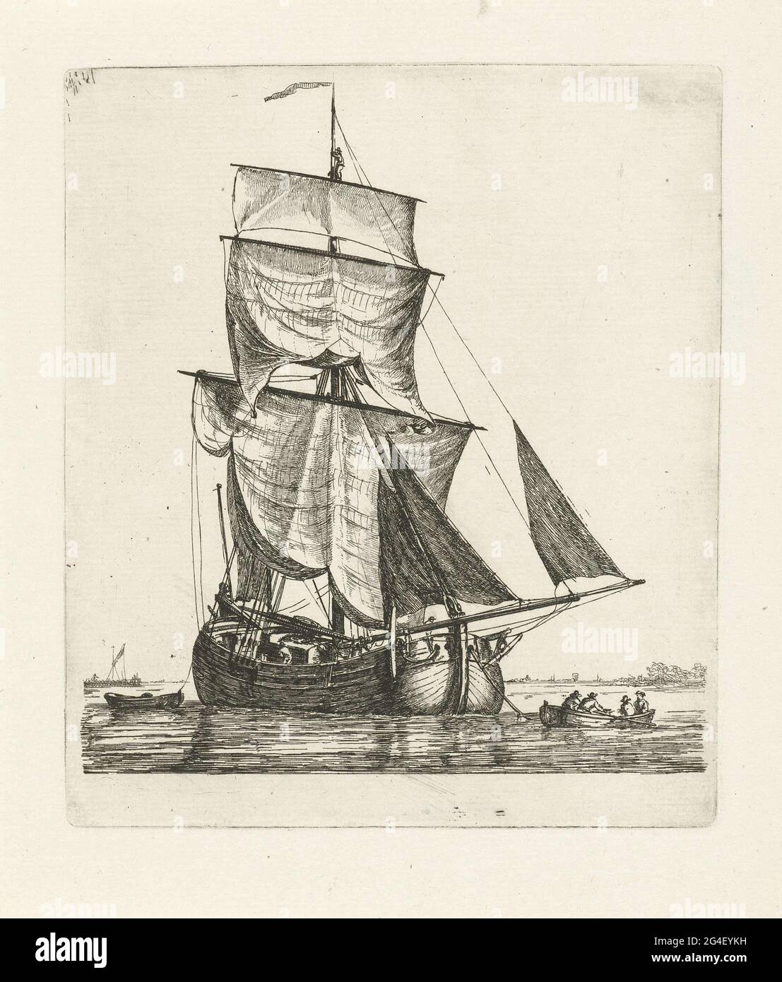 Two sloops sailing hi-res stock photography and images - Alamy