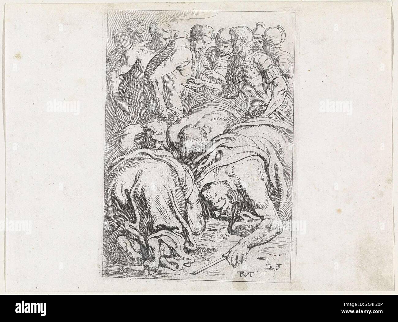 . Tiresias first drinks from the blood of the sacrifice that Odysseus