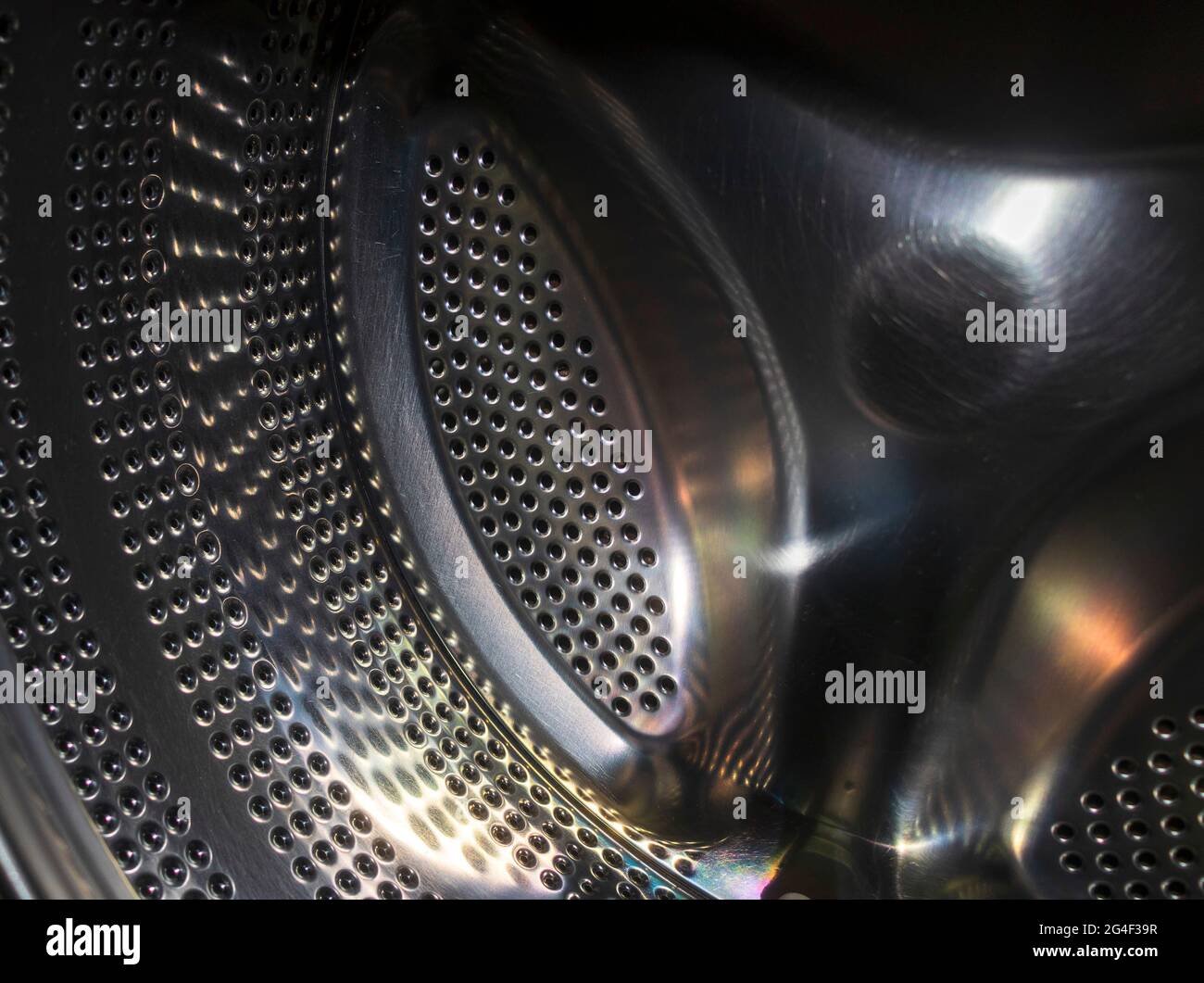 Shot of a washing machine drum Stock Photo Alamy