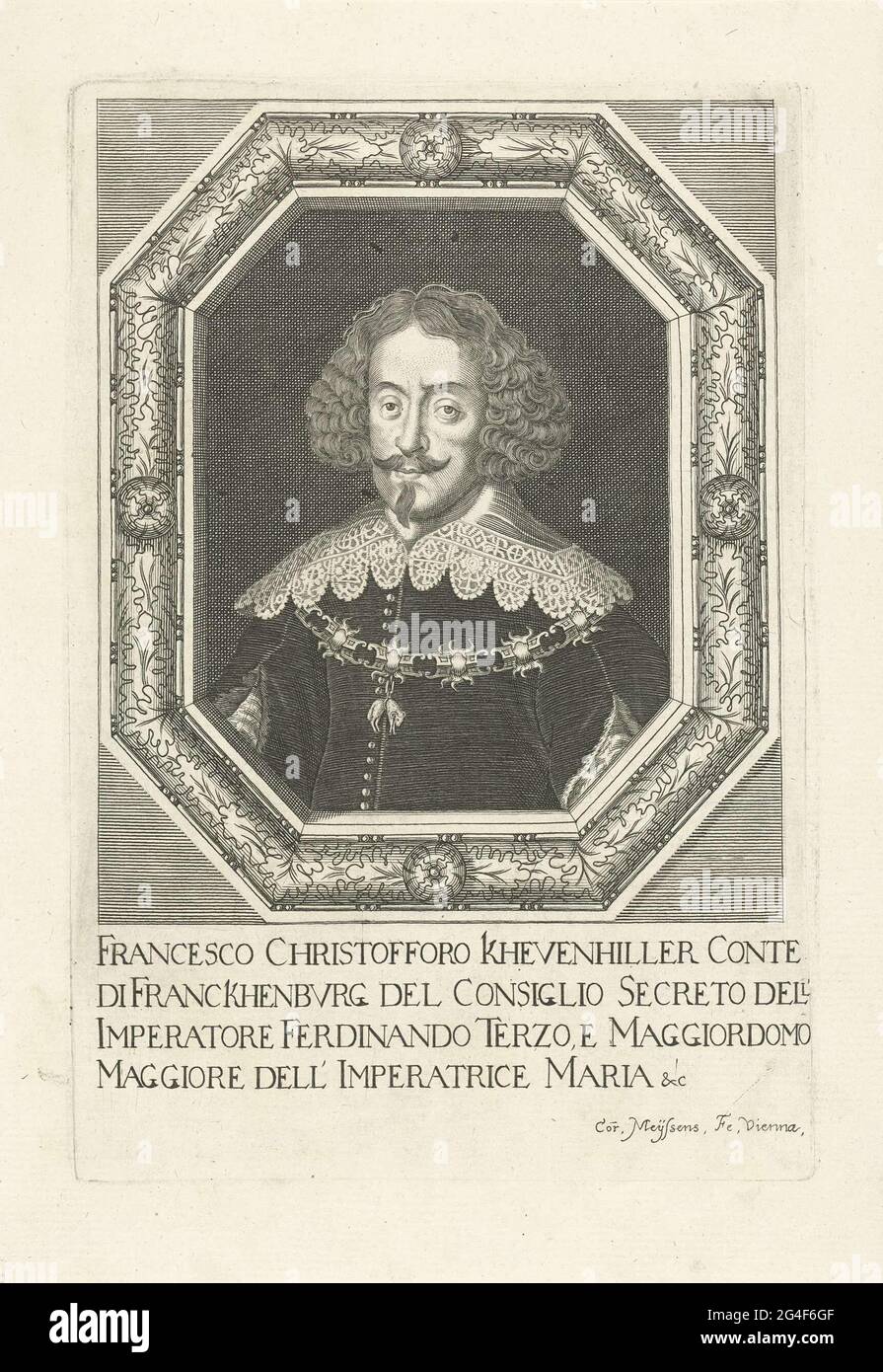 . Portrait of Franz Christoph von Khevenhüller with the chain with the