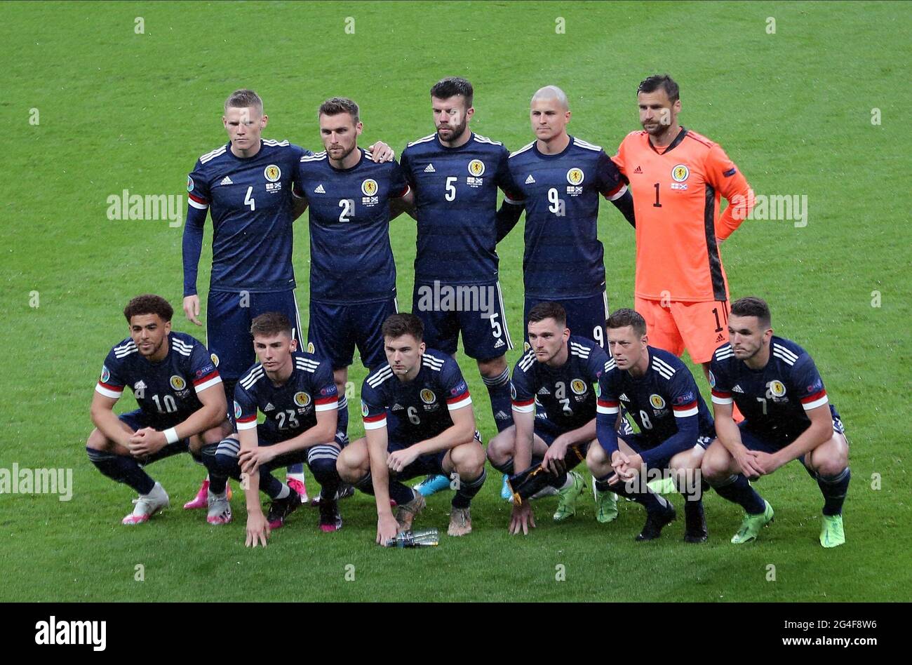 SCOTLAND TEAM GROUP, ENGLAND V SCOTLAND, 2021 Stock Photo