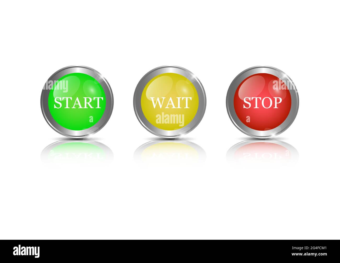 Yellow wait Stock Vector Images Alamy