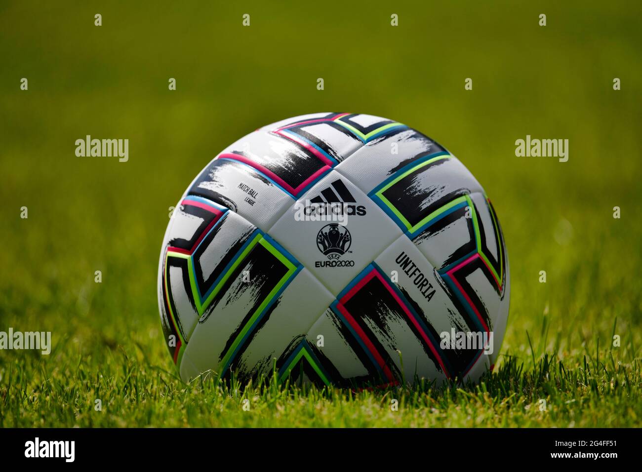Official Match Ball of UEFA EURO 2020 2021, adidas UNIFORIA, Germany Stock  Photo - Alamy