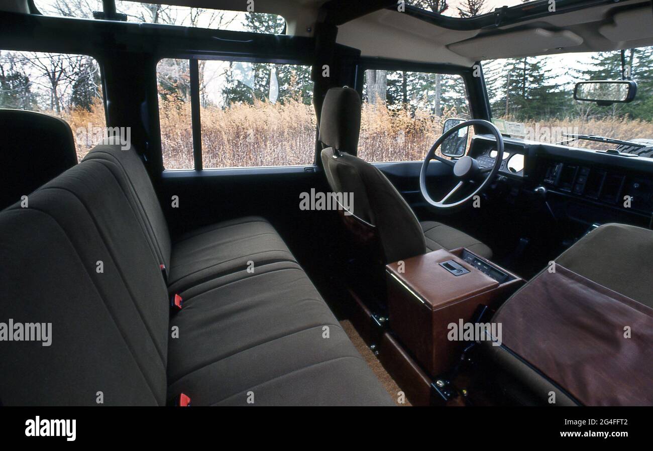 Land Rover Defender 110 3.9 V8 Station Wagon. NAV 1993 Stock Photo - Alamy