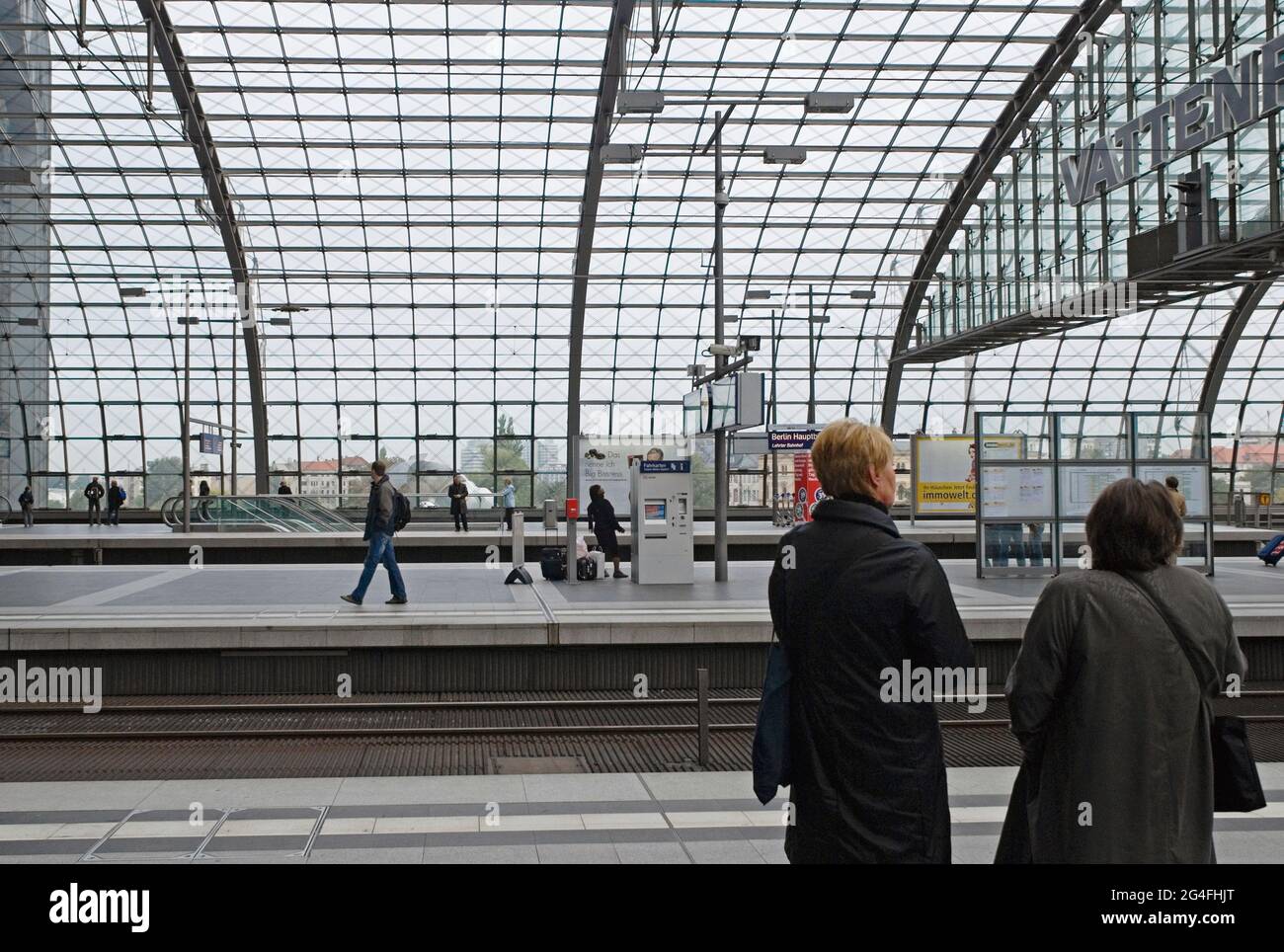Berlin Central station, Germany Stock Photo