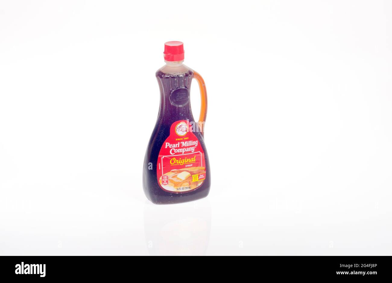 Pearl Milling, new identity for Aunt Jemima,  Original Syrup Bottle Stock Photo