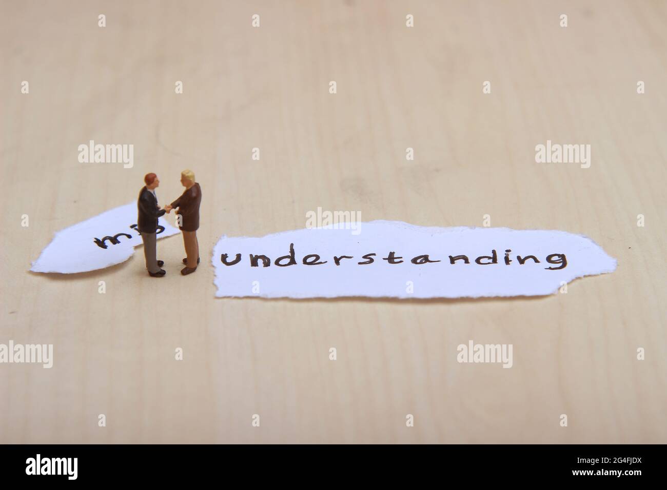 Photo, Ilustration for Change Misunderstanding into understanding ...