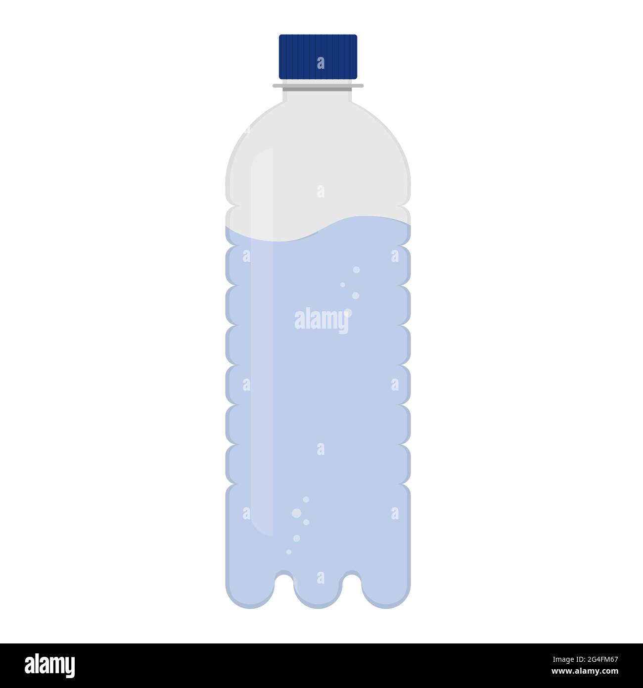Bottle of mineral water. Isolated on a white background Stock Vector ...