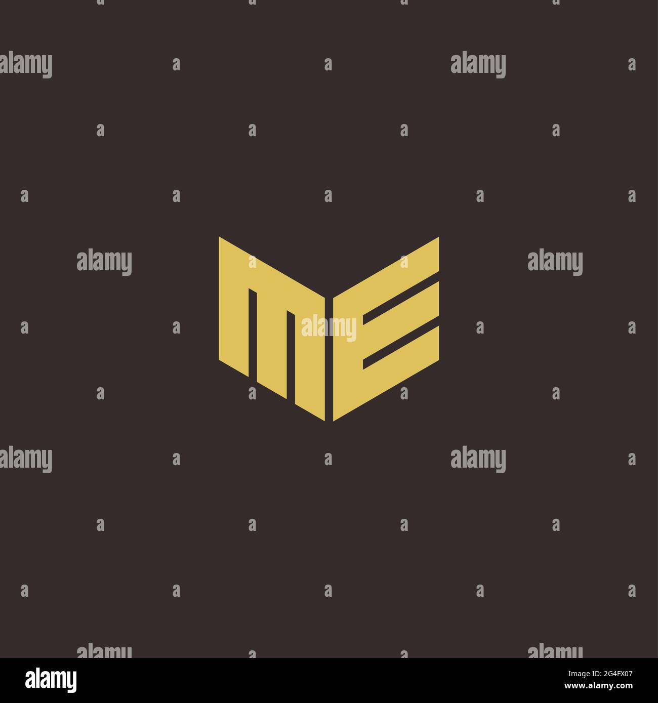 Logo Letter Initial Logo Designs Template with Gold and Black ...