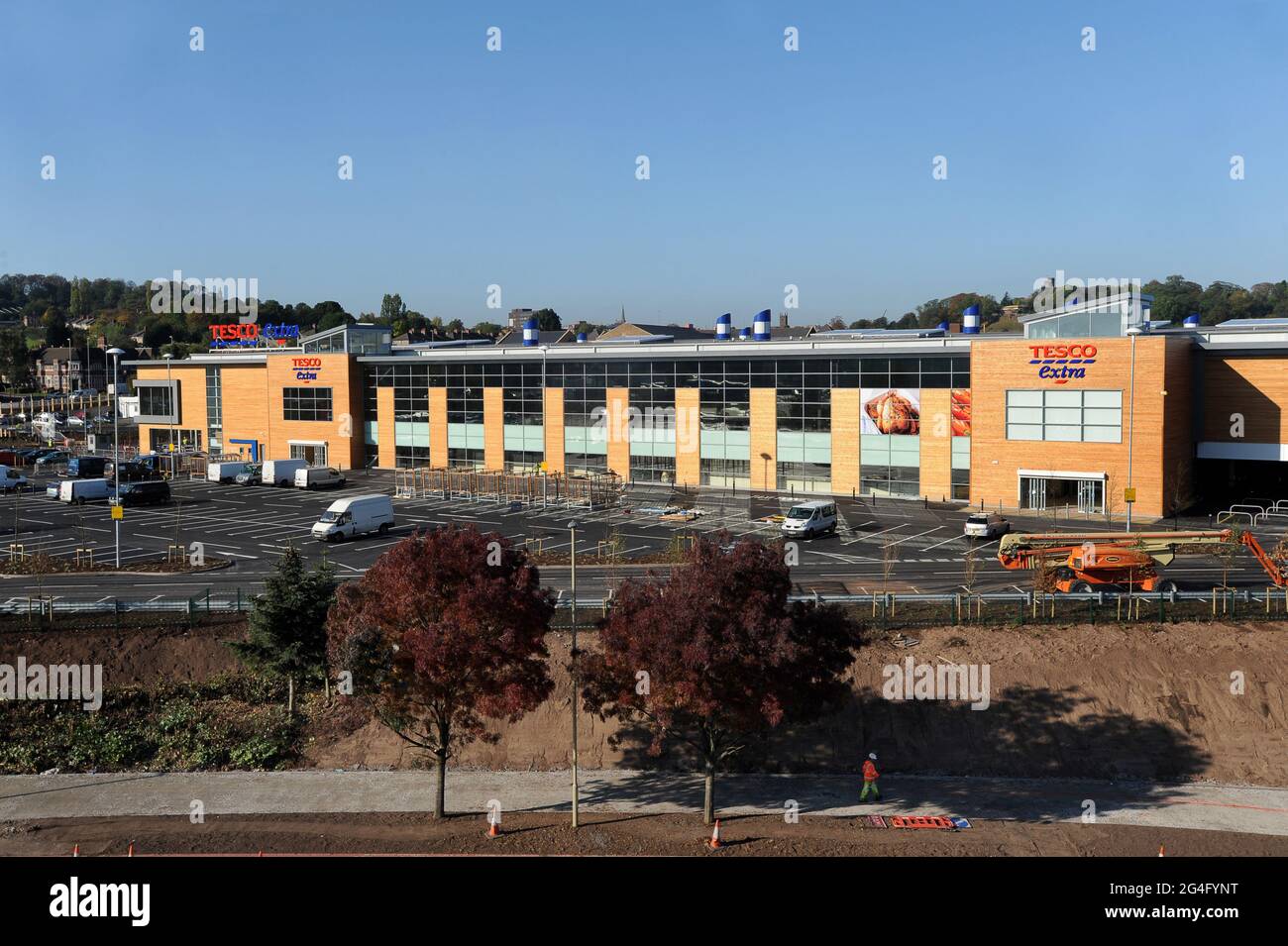New Tesco Extra supermarket at Burntree near Dudley West Midlands Uk