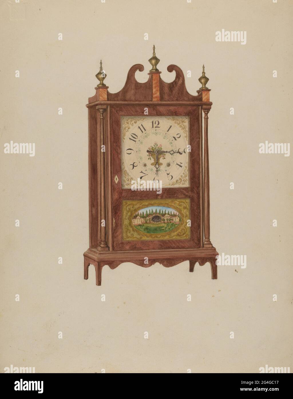 Mahogany Clock, c. 1936 Stock Photo - Alamy