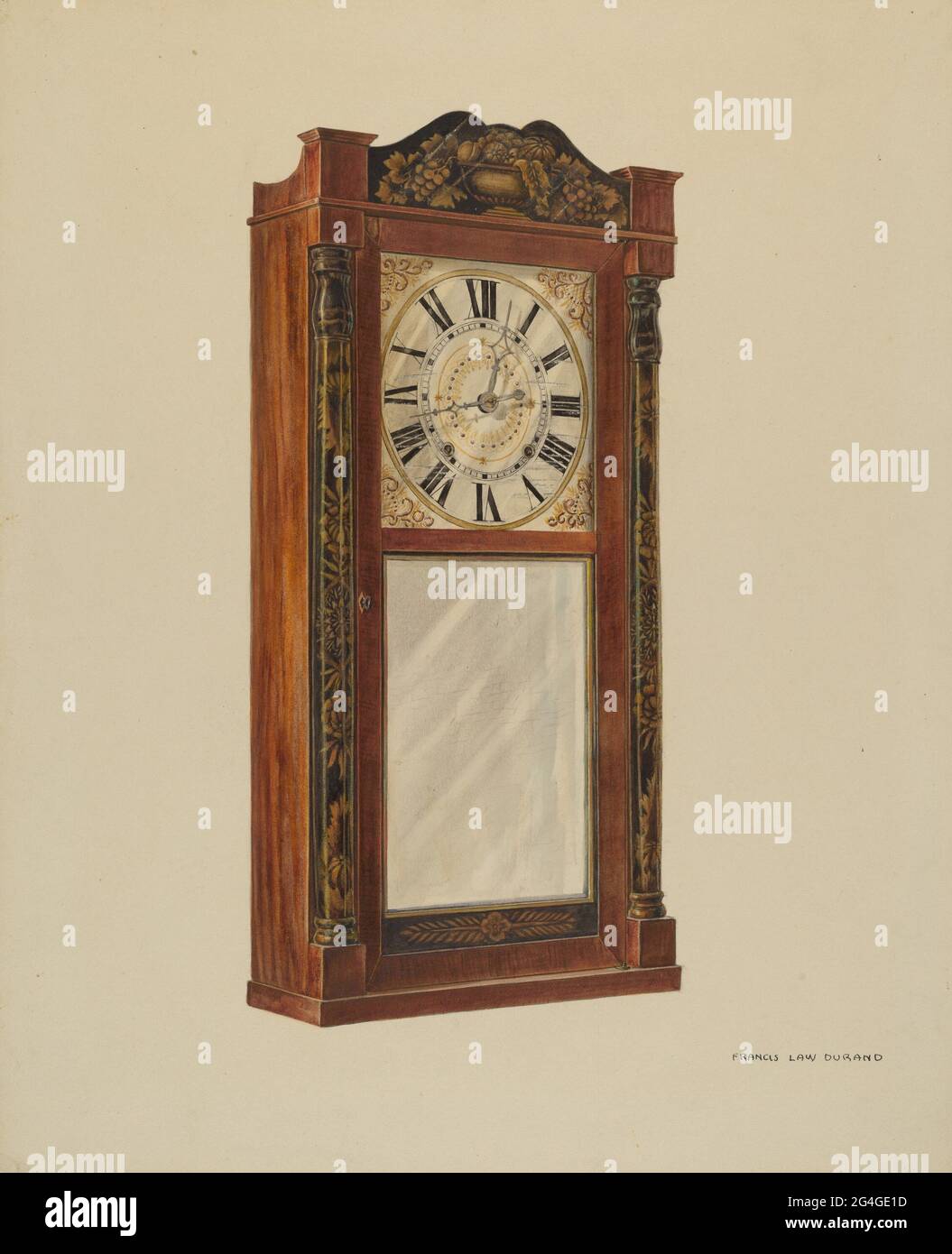 Old fashioned clock on mantle hi-res stock photography and images - Alamy