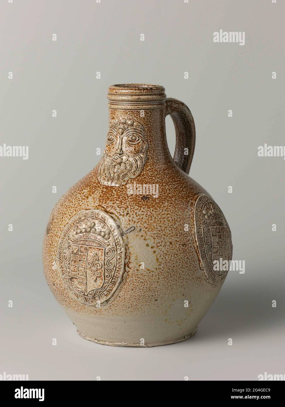 Brown Wide Mouth Pottery Jug (GEC) crock