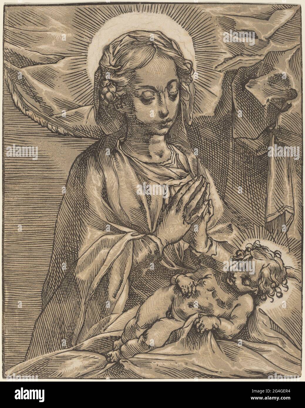 Madonna and Child, 1591/93. Stock Photo