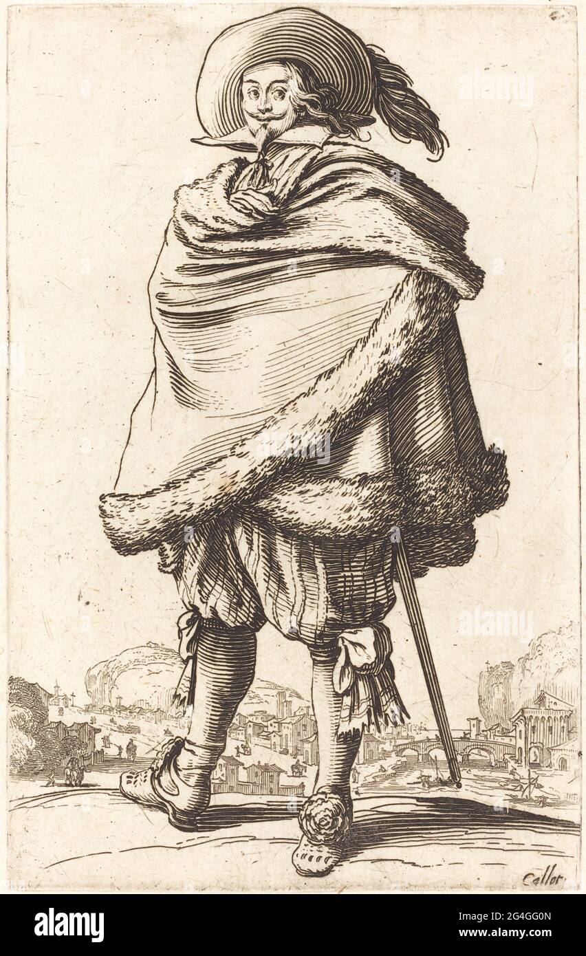 Noble Man Wrapped in a Mantle Trimmed with Fur, c. 1620/1623 Stock ...