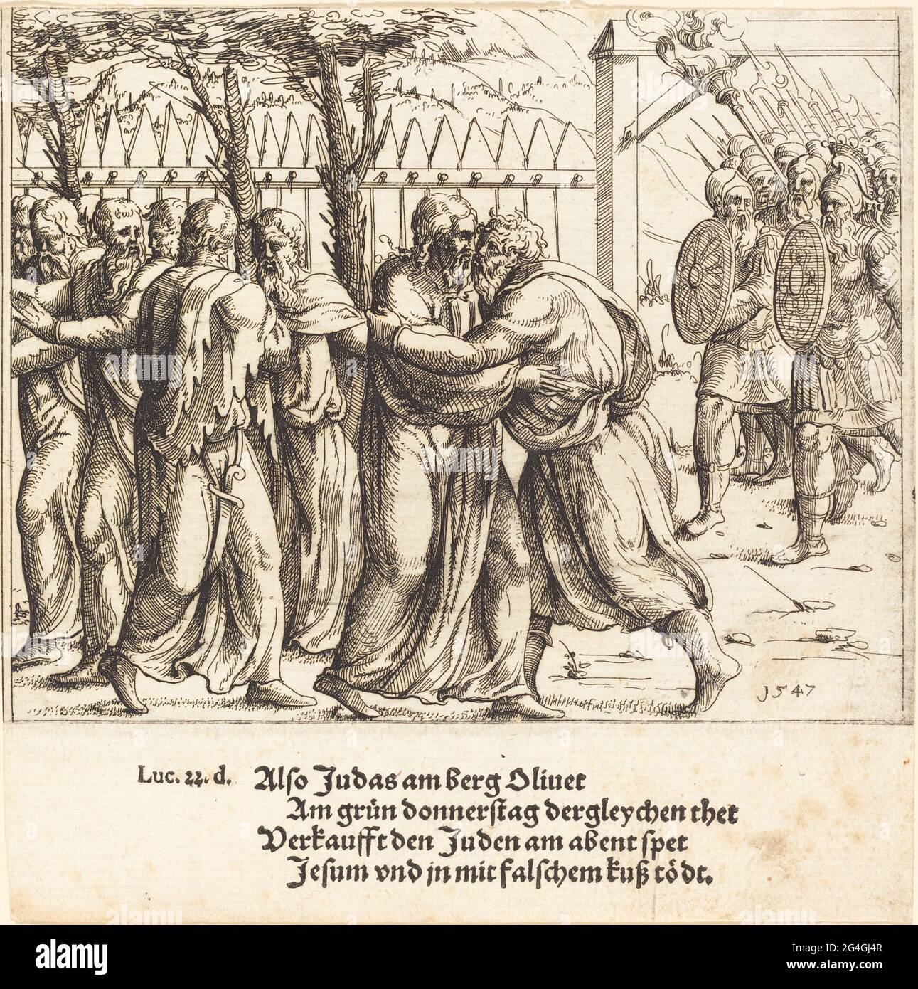 Judas iscariot judas kiss jesus hi-res stock photography and images - Alamy