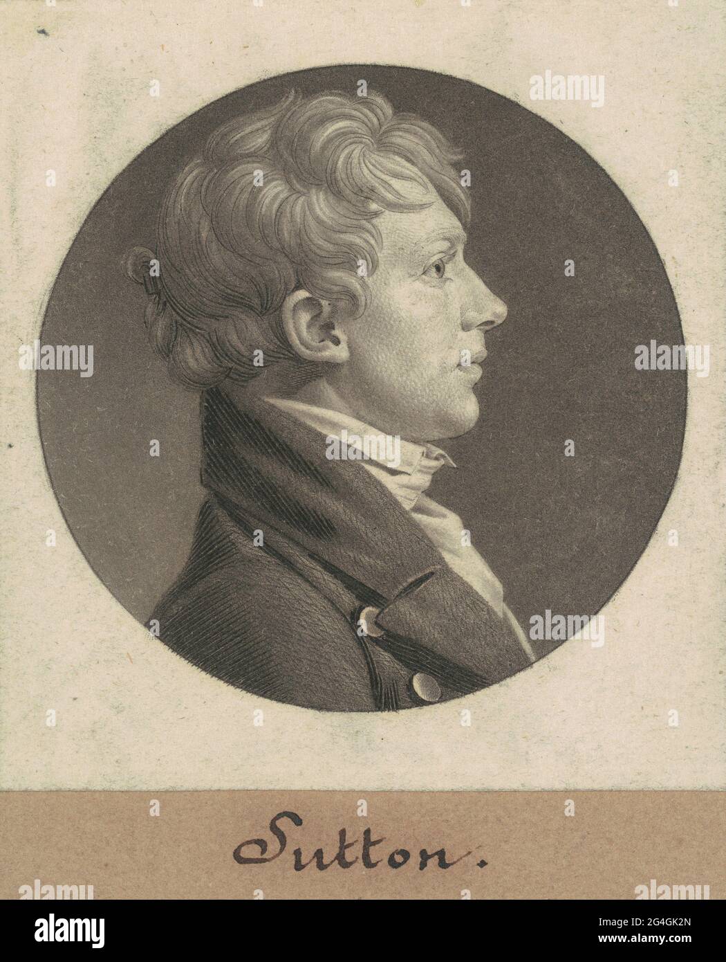 1805 portrait Samuel Purviance (N. C.) by Charles de Saint-Mémin