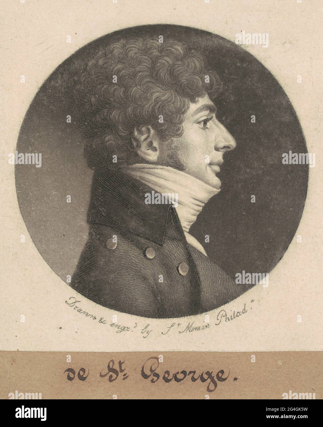 de St. George, 1800. Stock Photo