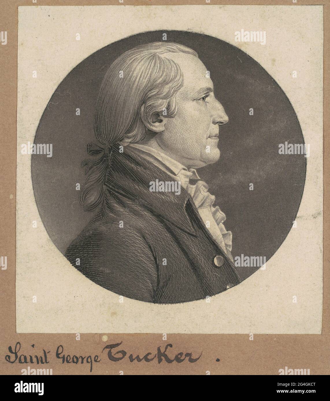 Saint George Tucker, 1807-1808. Stock Photo