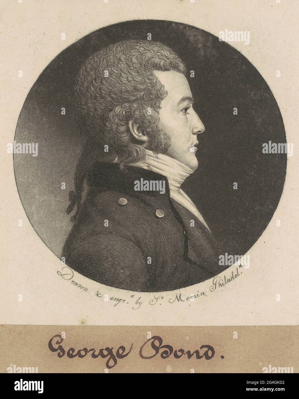 George Bond, 1798-1803. Stock Photo