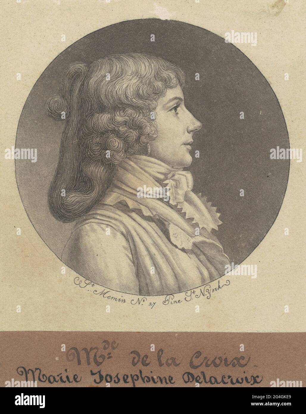 Marie Josephine Delacroix, 1797 Stock Photo Alamy