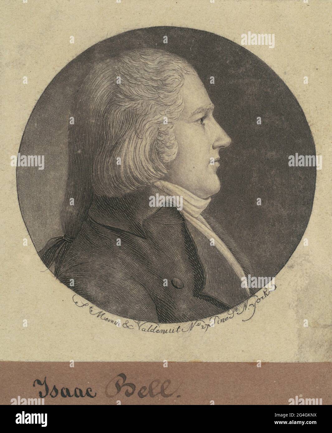 Isaac Bell, 1797 Stock Photo Alamy
