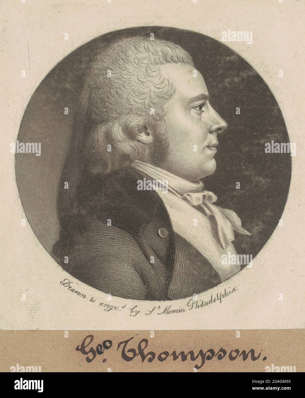 George Thompson, 1799. Stock Photo