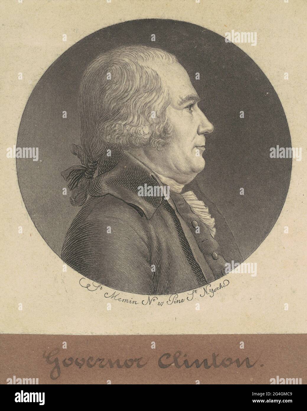 George Clinton, 1797. Stock Photo